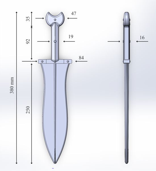 Pugio ver.1 "Künzing"