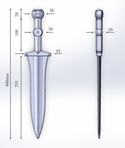 Pugio ver.2 "Augustan" enlarged